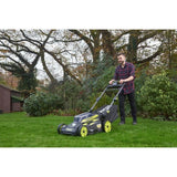 RYOBI - Tondeuse tractÈe 36V MAXPOWER - Brushless - ÿ coupe 51 cm + batterie 36V 6,0 Ah High Energy & chargeur - RY36LMX51A-160