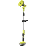 RYOBI - Brosse motorisÈe tÈlescopique 18V ONE+  - diam. 150 mm - perche 1 m a 1,4 m - IPX7 + 1 brosse moyenne & 1 mousse - R18TPS-0