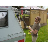 RYOBI - Brosse motorisÈe tÈlescopique 18V ONE+  - diam. 150 mm - perche 1 m a 1,4 m - IPX7 + 1 brosse moyenne & 1 mousse - R18TPS-0