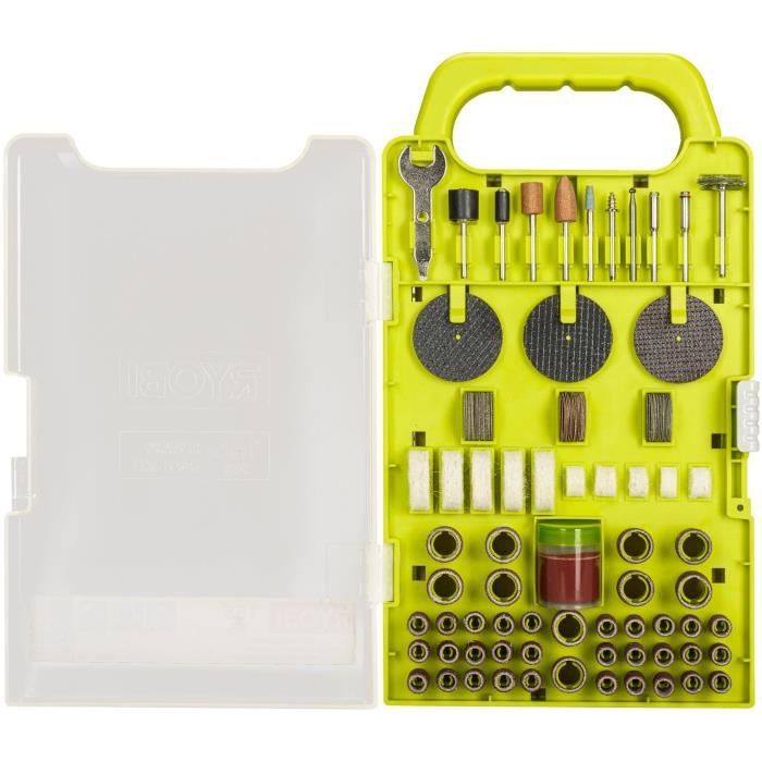 RYOBI - Kit de 155 accessoires pour mini-outils - RAKRT155