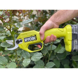 RYOBI - Sécateur 18V ONE+ - lames Bypass chromées en acier SK5 - capacité de coupe 25 mm - sans batterie ni chargeur - RY18SCA-0