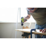 RYOBI - Perceuse-visseuse 12V - 1 vitesse - 25 Nm - 24 positions - mandrin 10 mm + 2 batteries 2 Ah, chargeur & sac - RCD1201-220S