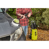 RYOBI - Nettoyeur haute pression 2000 W 150 bars - 450 L - flexible 8m, réservoir 0,9L + lances vario & turbo et brosse - RY150PWA