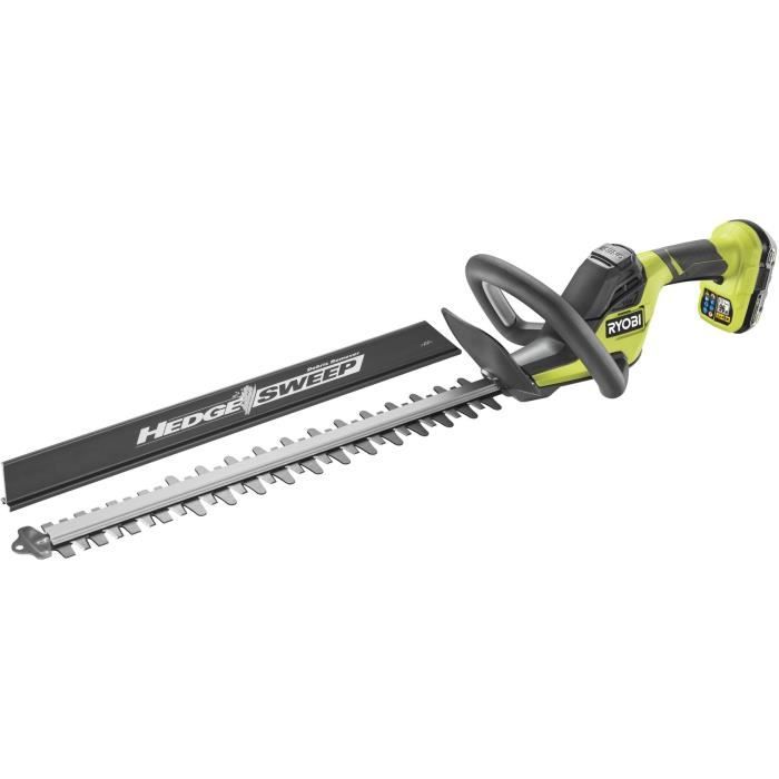 RYOBI - Taille-haies LINEA 18V ONE+ - design en ligne - lames 50 cm - écartement 24 mm + batterie 2,0 Ah & chargeur - RY18HT50A-120