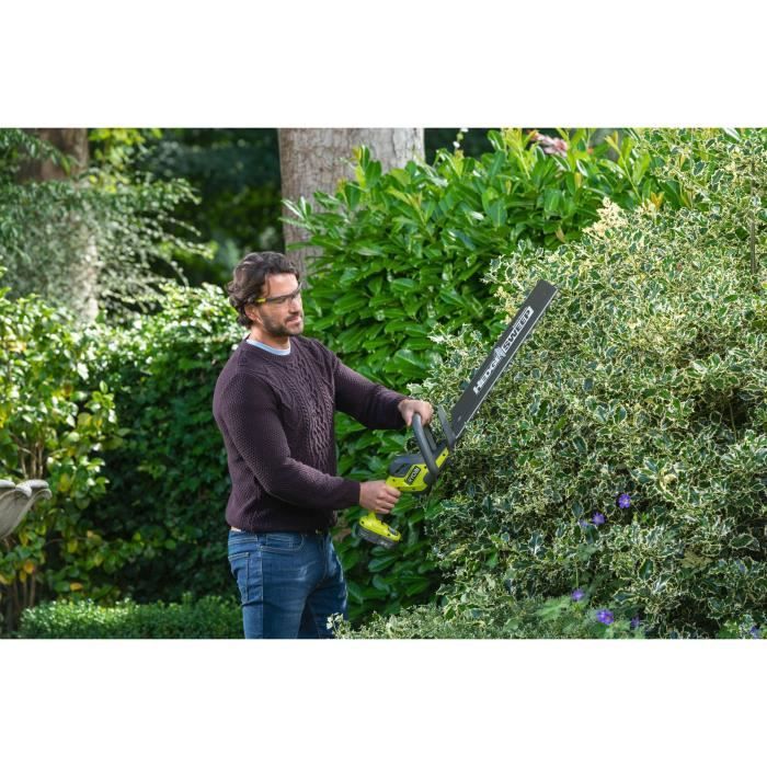 RYOBI - Taille-haies LINEA 18V ONE+ - design en ligne - lames 50 cm - écartement 24 mm + batterie 2,0 Ah & chargeur - RY18HT50A-120