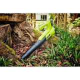 RYOBI - Souffleur 18V ONE+ Turbo Jet - soufflerie 145 km/h - dÈbit air max. : 7,1 m≥/min + batterie 4,0 Ah & chargeur - RY18BLA-140