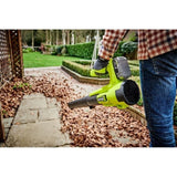 RYOBI - Souffleur 18V ONE+ Turbo Jet - soufflerie 145 km/h - dÈbit air max. : 7,1 m≥/min + batterie 4,0 Ah & chargeur - RY18BLA-140