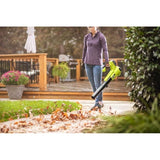 RYOBI - Souffleur 18V ONE+ Turbo Jet - soufflerie 145 km/h - dÈbit air max. : 7,1 m≥/min + batterie 4,0 Ah & chargeur - RY18BLA-140