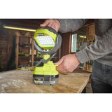 RYOBI - Lampe sur pince 18V ONE+ - 900 Lumens - rotation 300° horizontale, 290° verticale - Disponible - RLCL18-0