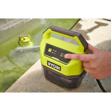 RYOBI - Pompe d'Èvacuation 18V - 4 200 l/h - immersion maxi. 5 m - IPX7 - minuterie 3 rÈglages - vendue sans batterie - RY18SPA-0