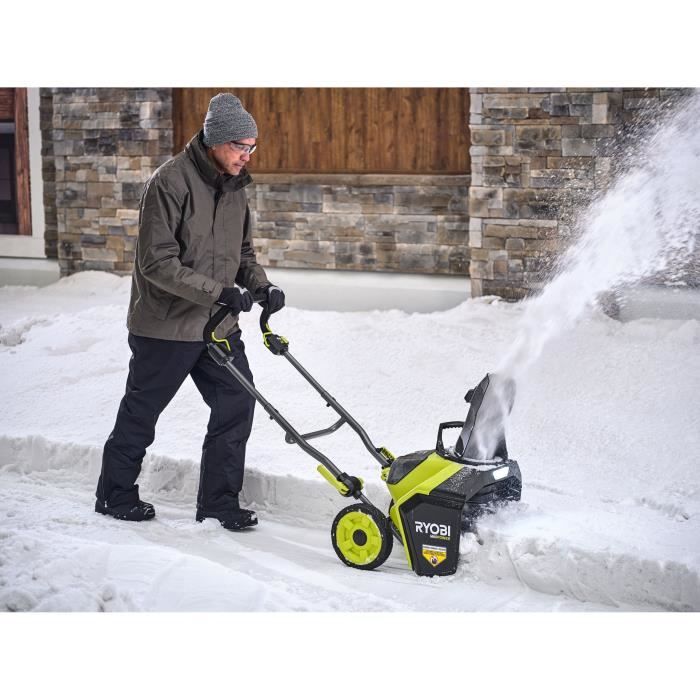 RYOBI - Déneigeuse 36V MAXPOWER Brushless - largeur de travail 45cm - éjection maxi. 8 m + batterie 4,0 Ah & charg. - RY36STX45A-140