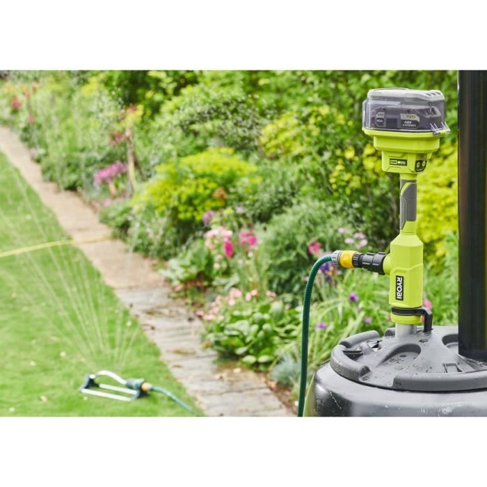 RYOBI - Pompe télescopique 18V - 3 360 l/h - immersion maxi. 1,2 m - IPX5 - vendue sans batterie - RY18STPA-0