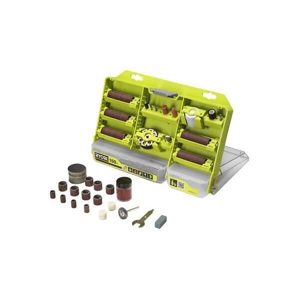 RYOBI - Coffret 150 pcs multiusage avec systeme Twist Lock - RAR800K-150