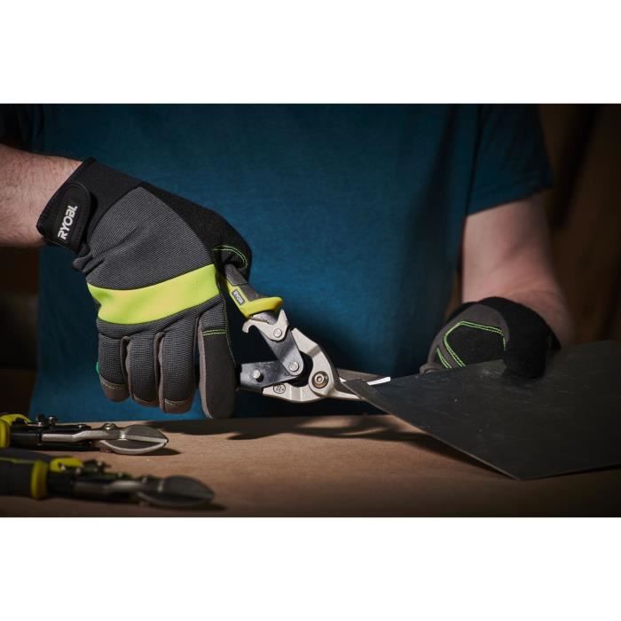 Jeu de 3 cisailles aviation - RYOBI - Universelle, passe-franc droite, passe-franc gauche