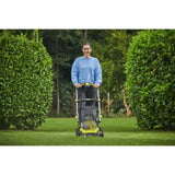 RYOBI - Tondeuse poussÈe 18V Brushless - ÿ coupe 40 cm - ramassage et mulching  - batterie 5,0 Ah & chargeur 2,0 A - RY18LMX40C-150