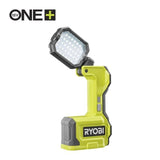 Lampe LED - RYOBI - 18V - pivotable - 1 500 / 700 / 200 Lumens - Ports USB-A et USB-C - Compatible RYOBI LINK et base magnétique