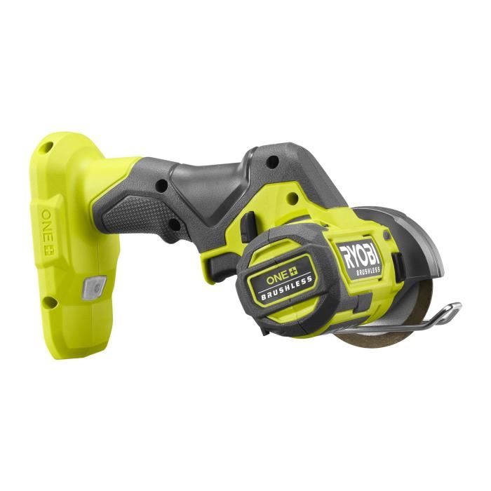 Meuleuse compacte - RYOBI - Brushless - 18V - Compacte diam. 76 mm - 20 000 tr/min - Capacité de coupe 16 mm