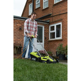 RYOBI - Tondeuse 1300 W - ÿ coupe 33 cm - ramassage et mulching - RLM13E33S