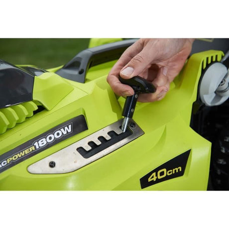 RYOBI - Tondeuse 1800 W - Ř coupe 40 cm - ramassage et mulching - double poignée Vertebrae™ - RLM18E40H