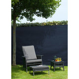 Brise-vue - NATURE - 200 g - 1 x 3 m - Noir