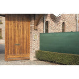 Brise-vue - NATURE - 1x3 m - Occultant 4/5 - Anti-UV - Boutonniere de fixation haut & bas - 200 g/m˛ - Vert