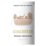 Le Sacristain 2021 Pessac-Léognan - Vin rouge de Bordeaux