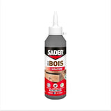 Colle bois - SADER - Prise rapide 2 min - Tous bois - Intérieur - Transparente apres séchage - Biberon 250 g