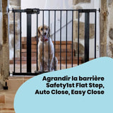 Safety 1st Extension de barriere de sécurité 14 cm Métal Noir