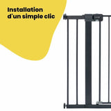Safety 1st Extension de barriere de sécurité 14 cm Métal Noir