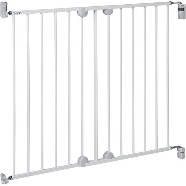 SAFETY 1ST Barriere de sécurité wall-fix extending, largeur de 62 a 102 cm, Ouverture d'une main des 2 sens - métal blanc, fixation