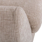 Canapé convertible express - 2 / 3 places - SAFIA - Tissu gauffré - Beige - Matelas 15 cm - 206 x 105 x 76/94 cm - DUNLOPILLO