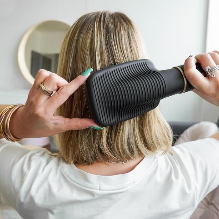 Brosse soufflante - SAINT ALGUE - Demeliss VOLUME & STYLE 2 en 1 - Seche & Coiffe Tous Types de Cheveux - Lissage & Brushing