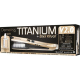 Lisseur vapeur - SAINT ALGUE - Coffret Premium Demeliss TITANIUM V2.0 - Lissage Haute Performance + Soin Brillance Intense