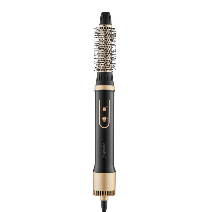 Brosse soufflante 5-en-1 - SAINT ALGUE - Demeliss - 1000 W - 3 températures - Noir / Or
