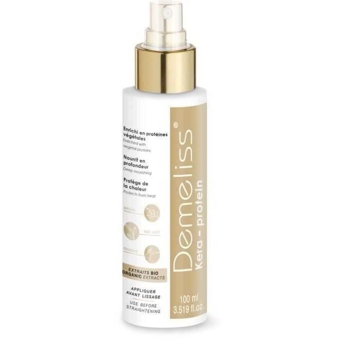 Lisseur vapeur - SAINT ALGUE - Coffret Premium Demeliss TITANIUM LOVE - Coloris Exclusif + Soin Kératine 100ml - Lissage Intense