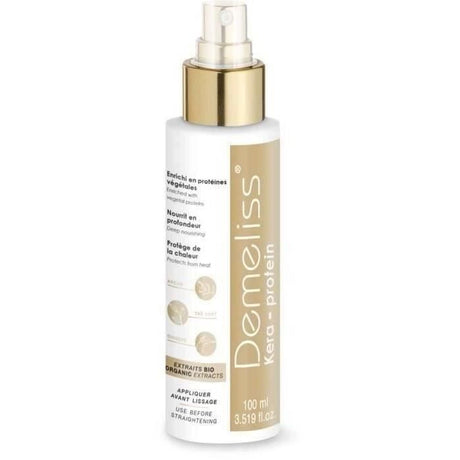 Lisseur vapeur - SAINT ALGUE - Coffret Premium Demeliss TITANIUM LOVE - Coloris Exclusif + Soin Kératine 100ml - Lissage Intense