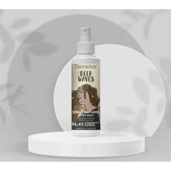 Fer a onuler - SAINT ALGUE - Coffret Demeliss WAVES BLACK - Coloris Exclusif + Soin Texturisant Naturel 150ml