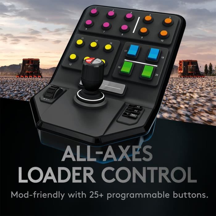 Simulateur de tracteur - Filaire - Saitek by Logitech G - Farm sim controller - Compatible PC - Noir