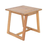 Salon de jardin en bois d'Acacia FSC avec coussins - 2 personnes - Cali - Gris