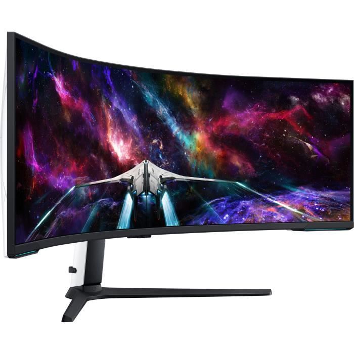 Ecran PC Gamer Incurvé - SAMSUNG - 57 - DUHD - 240Hz - Dalle VA mini LED - 1ms -  Ajustable en hauteur - Odyssey Neo G9 G95NC