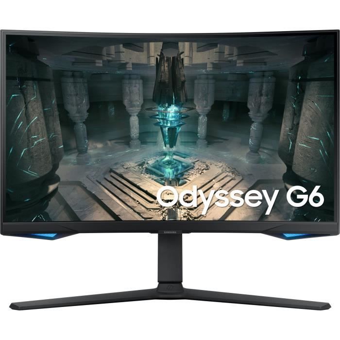 Écran PC - SAMSUNG - ODYSSEY G55C - 27 165Hz - Dalle VA - 1 ms - HDMI / DisplayPort