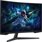 Ecran PC Gamer Incurvé - SAMSUNG - 27 - WQHD - 165Hz - Dalle VA - 1ms - LS27CG552EUXEN