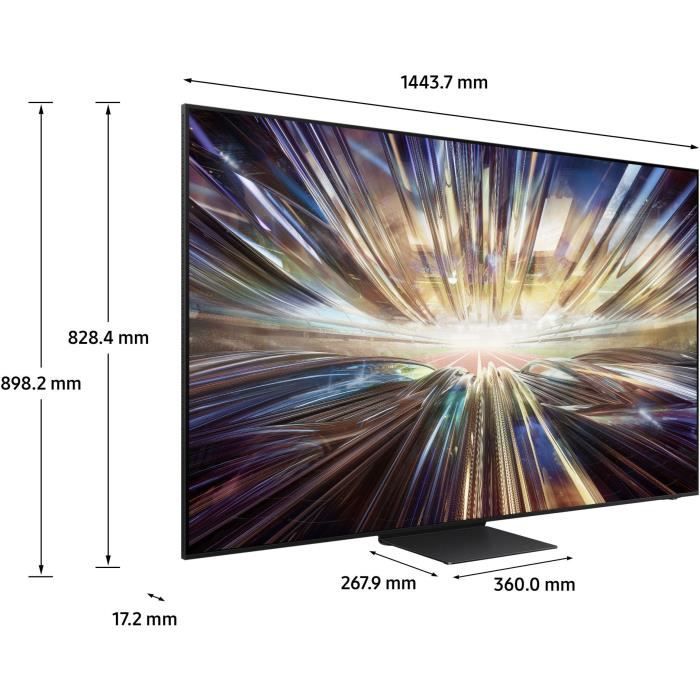 TV Neo QLED Samsung 65QN800D - TV Mini LED 65 (165 cm) - 8K 7680x4320 - 100Hz - HDR - Smart TV - Gaming HUB - 4xHDMI - WiFi