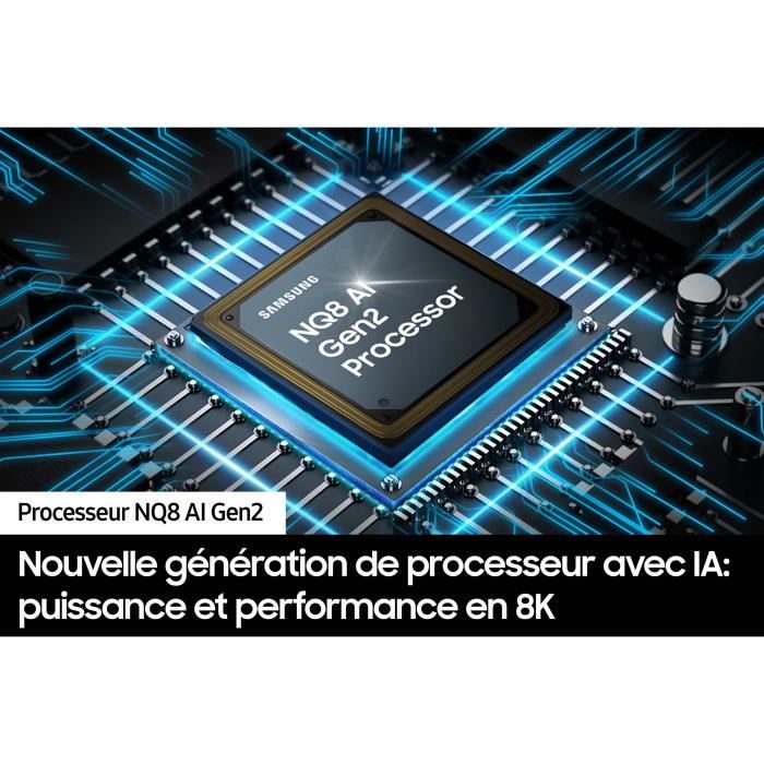 TV Neo QLED Samsung 65QN800D - TV Mini LED 65 (165 cm) - 8K 7680x4320 - 100Hz - HDR - Smart TV - Gaming HUB - 4xHDMI - WiFi