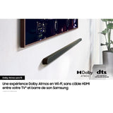 Barre de son - SAMSUNG - HW-S810D - 3.1.2ch - Atmos sans fil - Ultra-fine - Wifi - Bluetooth - Contrôle vocal - Q-Symphony 3.0