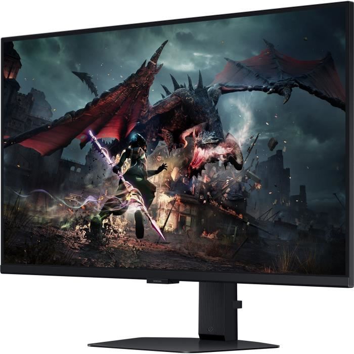 Ecran PC Gamer - SAMSUNG - 32 - WQHD - 180Hz - Dalle IPS - 1ms -  Ajustable en hauteur - LS32DG500EUXEN
