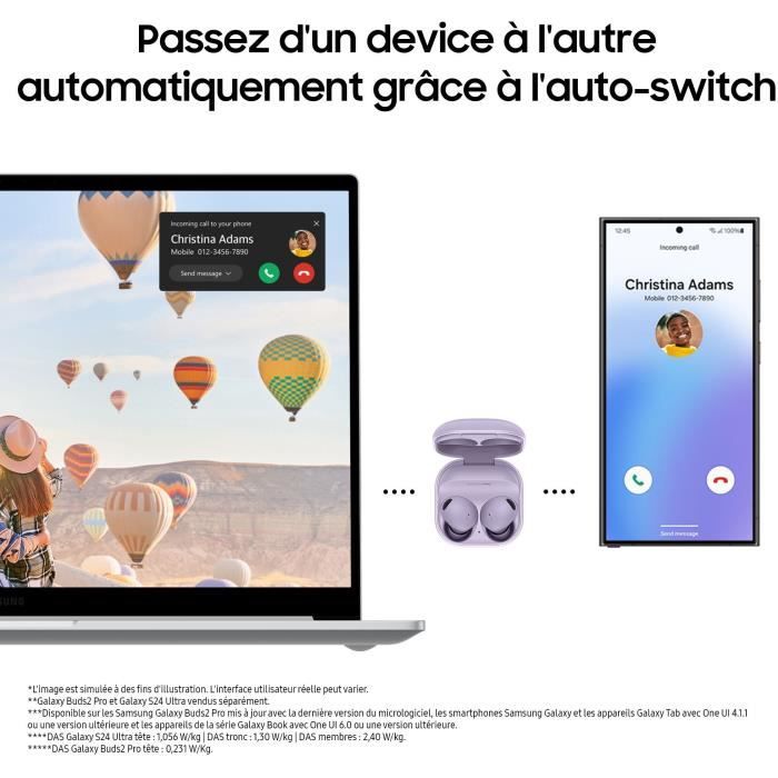 PC Portable - SAMSUNG - Galaxy Book4 - 15,6'' - Intel Core i5 1335U - 8 Go RAM - 256 Go SSD - Gris - Windows 11