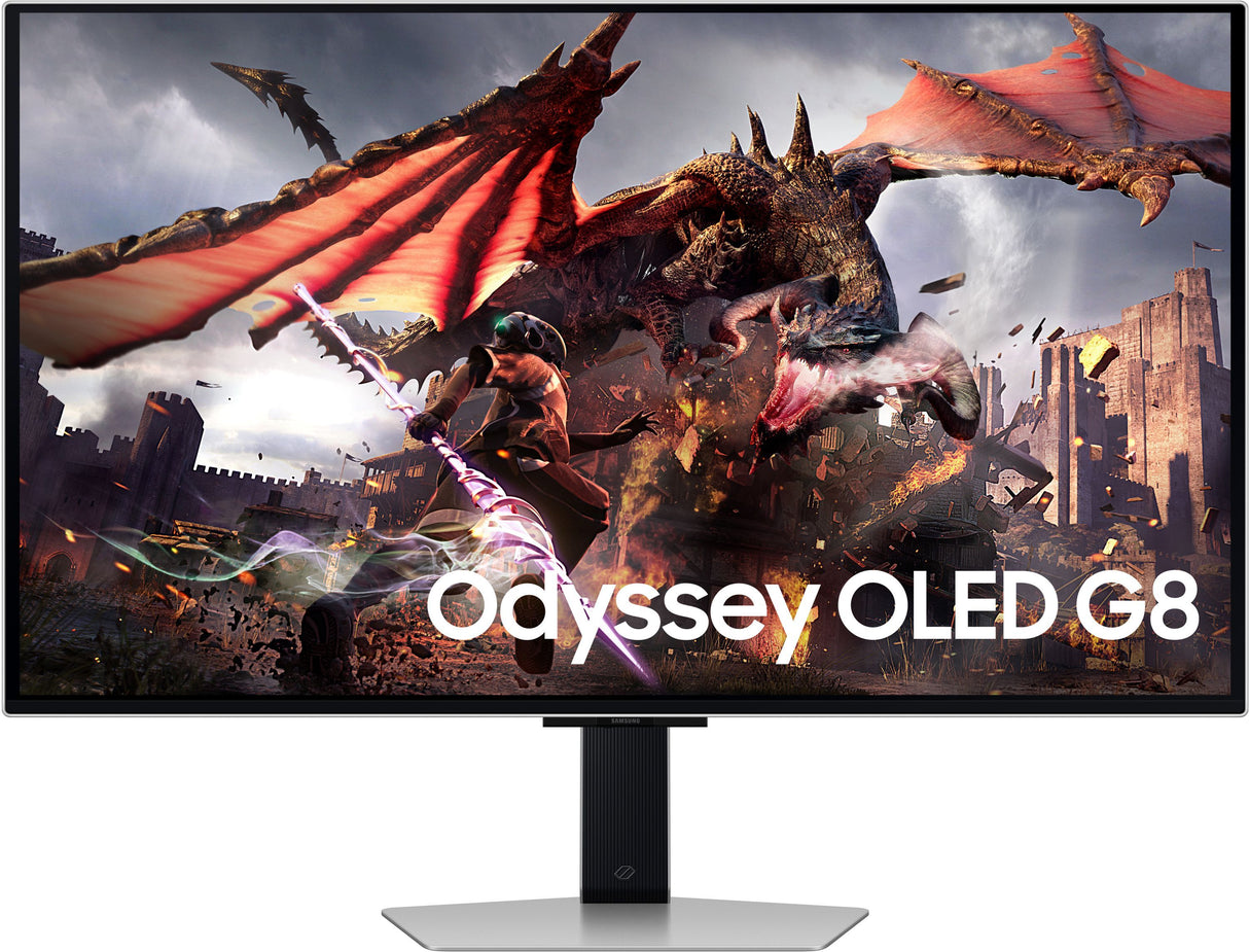 Ecran PC Gamer - SAMSUNG - 32'' - 4K UHD - 240Hz - Dalle OLED - 0,03ms - Ajustable en hauteur - Odyssey OLED G8 G80SD