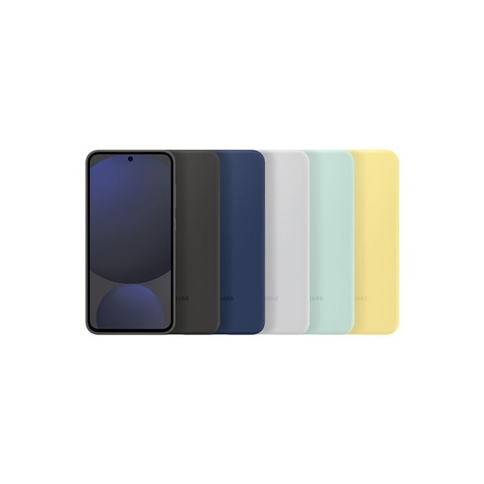 Coque en silicone pour Samsung Galaxy S24 FE Bleu