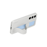 Coque en silicone avec laniere pour Samsung Galaxy S24 FE Gris
